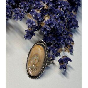 925 STERLING SILVER HALIOTIS RING SIZE 6.5